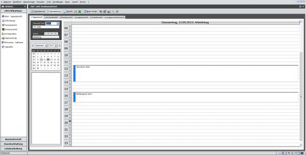 BüroWARE CRM Terminkalender